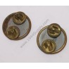 Chemical Department Enlisted Men's collar disk set  - 1