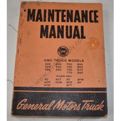 Maintenance Manual GMC...