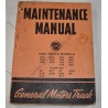 Maintenance Manual GMC Truck Models