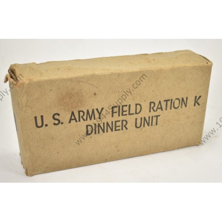 K ration, dinner unit (empty box)  - 1
