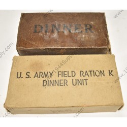 K ration, dinner unit (empty box)  - 3