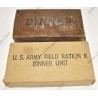 K ration, dinner unit (empty box)  - 3