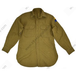 Wool shirt, 2nd Armored Division ID-ed  - 1