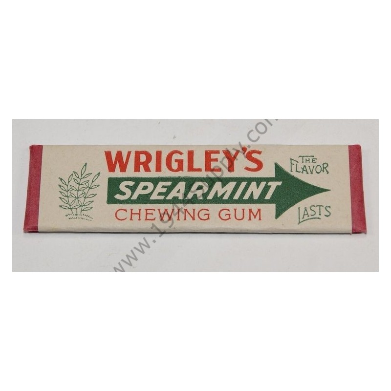 Wrigley's Spearmint chewing gum   - 1