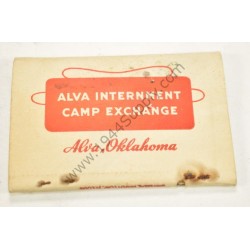 Couverture d'allumettes, Alva Internment Camp Exchange  - 2