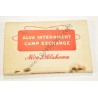 Matchbook, Alva Internment Camp Exchange  - 2