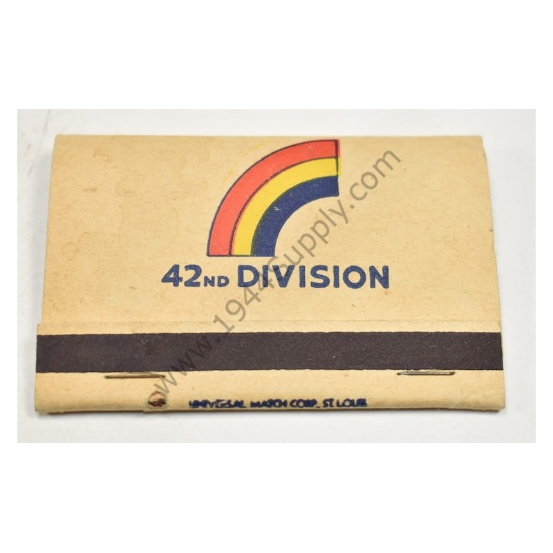 Matchbook, 42nd Division Camp Gruber  - 1