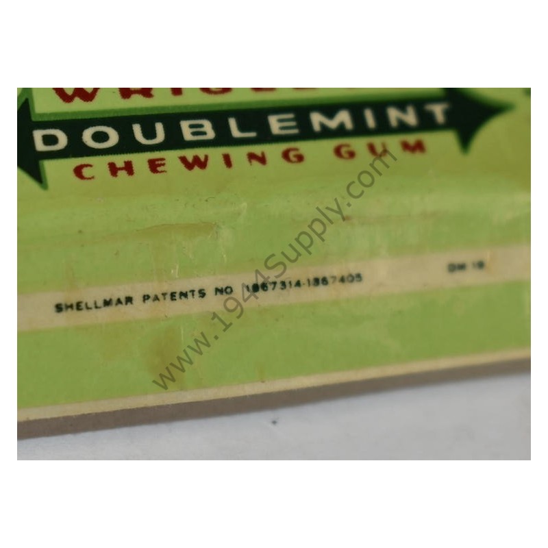 Wrigley's Doublemint chewing gum wrapper