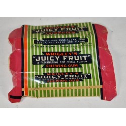 Wrigley's Juicy Fruit chewing gum wrapper