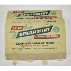 Leaf Spearmint chewing gum wrapper