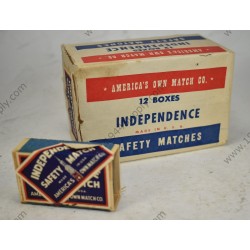 Allumettes Indépendance & emballage