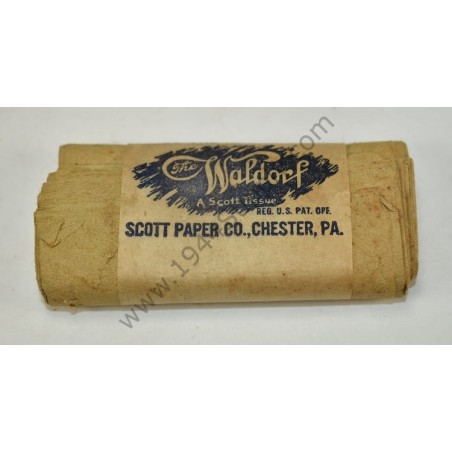 Toilet paper from K ration