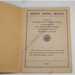 Army song book  - 1