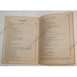 Army song book  - 3