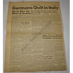 Journal Stars and Stripes du 3 mai 1945