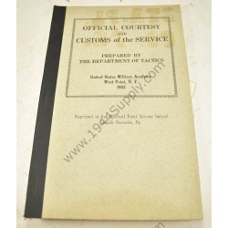 Official Courtesy and Customs of the Service
