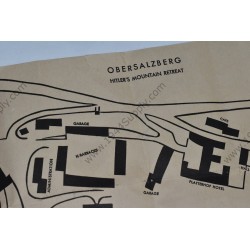 Map of Obersalzberg, Hitler's mountain retreat  - 2