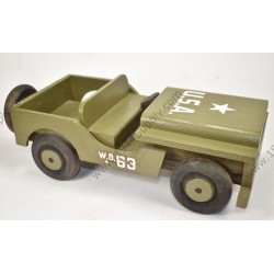 Wooden jeep toy  - 2