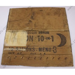 10-in-1 ration box sleeve section - C  - 2