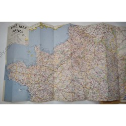 Road map of France