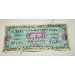 50 Francs monnaie d'invasion, identifié