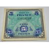 5 Francs invasion currency, ID-ed