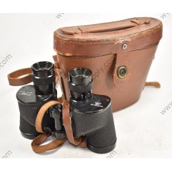 Binoculars in leather case  - 1