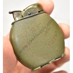 Evans Spitfire lighter, engraved  - 4