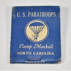 US Paratroops Camp Mackall matchbook  - 3