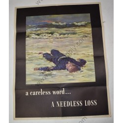 Affiche A careless word ... A NEEDLESS LOSS