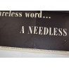 A careless word ... A NEEDLESS LOSS poster