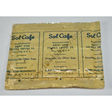 Soluble Coffee product, K ration