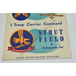 Matchbook cover, I Troop Carrier Command