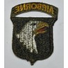 101st Airborne Division greenback patch