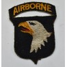 Patch 101e Airborne Division avec dos vert