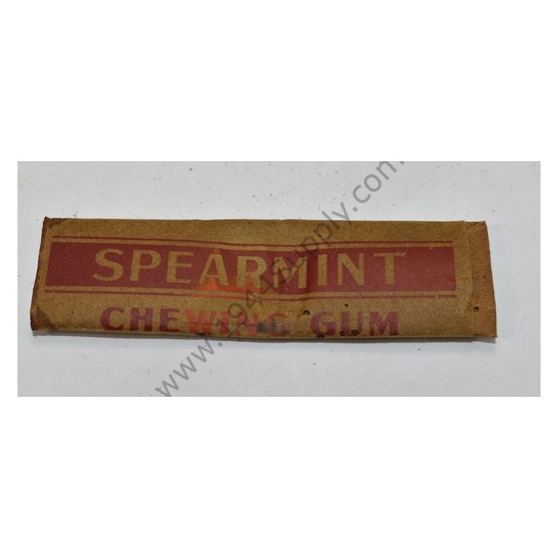 Spearmint chewing gum from K ration Spearmint chewing gum from K ration