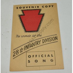 28e Division song card
