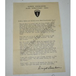 Eisenhower's D Day message, Order of the day