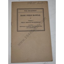 Basic Field Manual, Military Courtesy, Salutes, Honors and Discipline