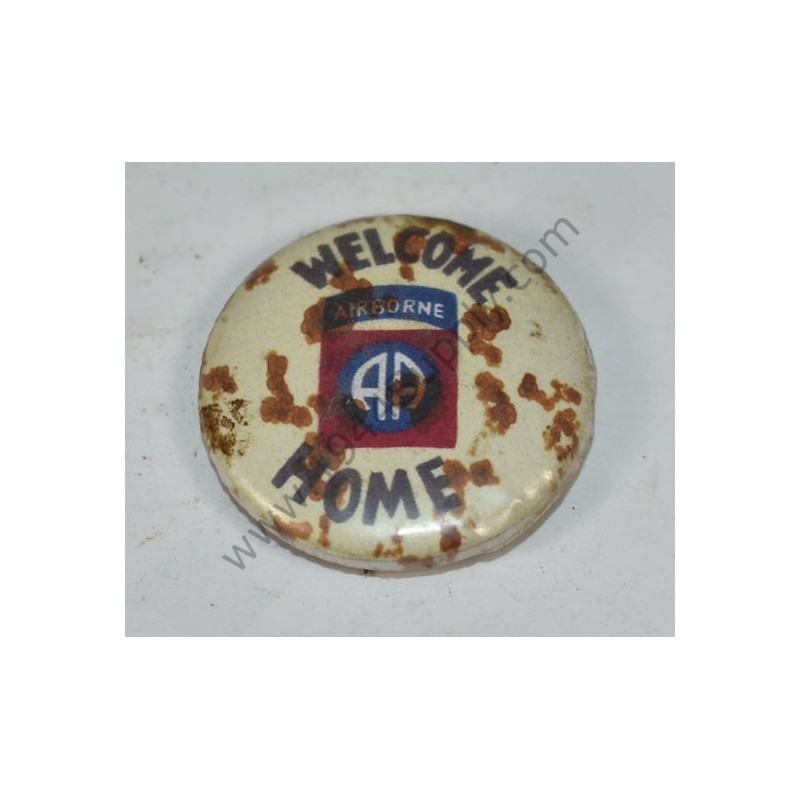 Welcome Home 82nd Airborne Division button