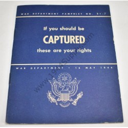 Booklet If you should be CAPTURED, these are your rights