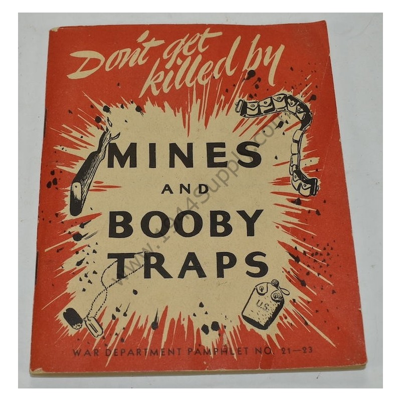 Livret Don't get killed by Mines and Booby Traps