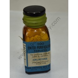 Halazone, 100 tablets bottle