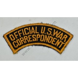 Official US War correspondent patch