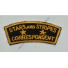 Stars and Stripes correspondent patch