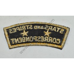 Stars and Stripes correspondent patch