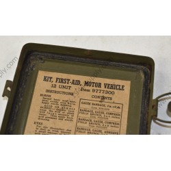First Aid can, 12 units, Motor Vehicle