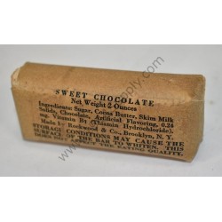 Barre de chocolat sucrée