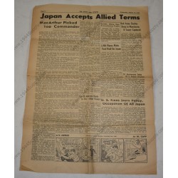 Journal Stars and Stripes du 15 août 1945