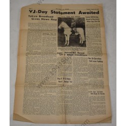 Stars and Stripes newspaper of August 14, 1945